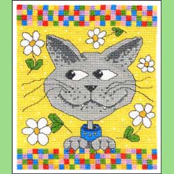 Woogie the Cat Cross Stitch