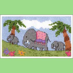 Elephant Parade Cross Stitch