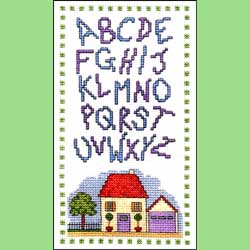 ABC House Cross Stitch