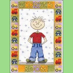 Playtime Boy Cross Stitch