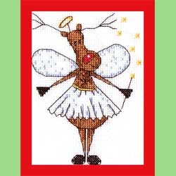 Red the Reindeer, Fairy, Cross Stitch