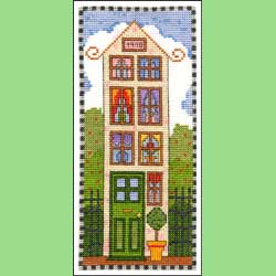 Tall House Cross Stitch