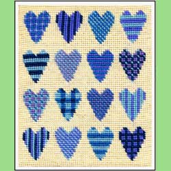 Heart Sampler Tapestry