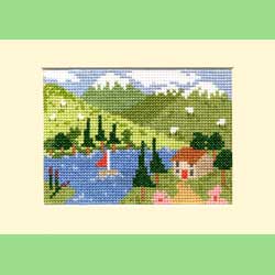 Lakeside Lodge Cross Stitch